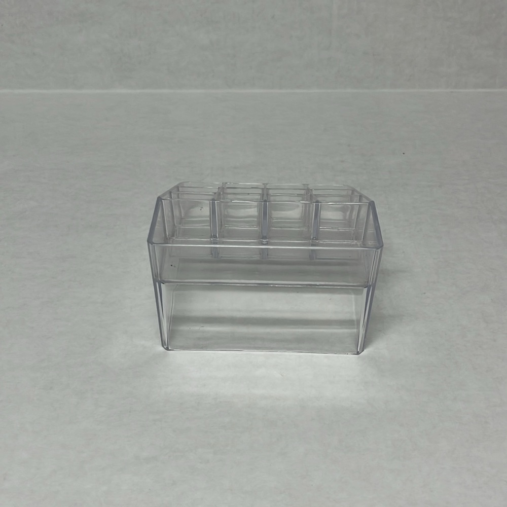 12 grid tiered Clear acrylic lipstick vanity makeup organizer - Picture 7 of 10